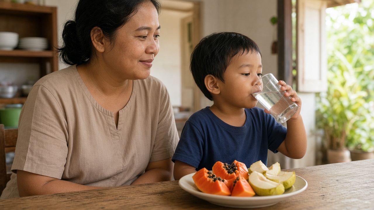 Sembelit pada Anak: Minum, Buah, dan Kebiasaan Toilet