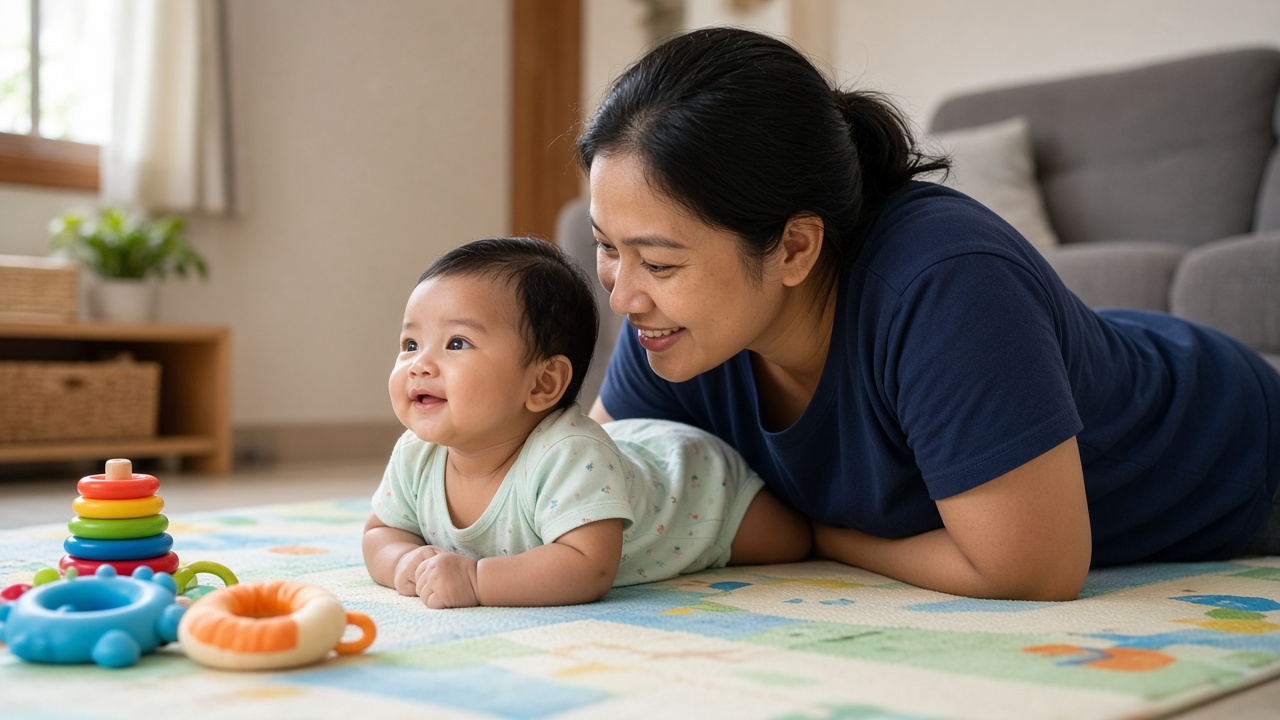 Stimulasi Bayi 0-6 Bulan: Aktivitas Harian yang Aman di Rumah